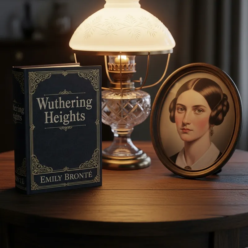 Wuthering Heights by Emily Bronte | Vintage Wooden Table