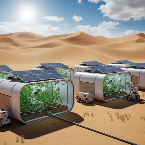 Sustainable Desert Agriculture Technology | Futuristic Farming Solutions