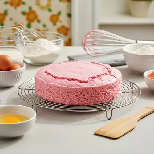 Pink Raw Cake Recipe | Baking Kitchen Inspiration