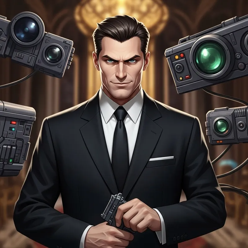 Gustav Graves Inspired Spy Character