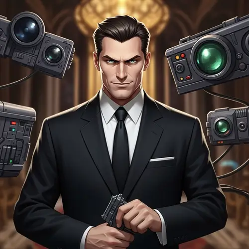 Gustav Graves Inspired Spy Character