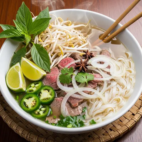 Traditional Vietnamese Phở Soup: Delicious Ingredients Revealed