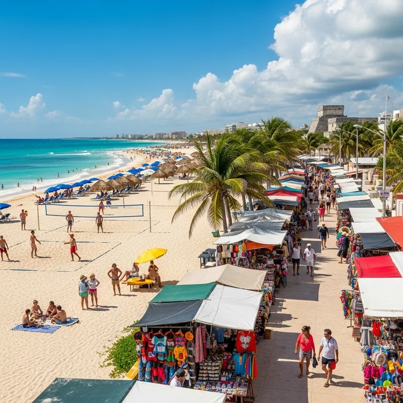 Cancún, Vibrant Tourism: Golden Beaches & Mexican Culture