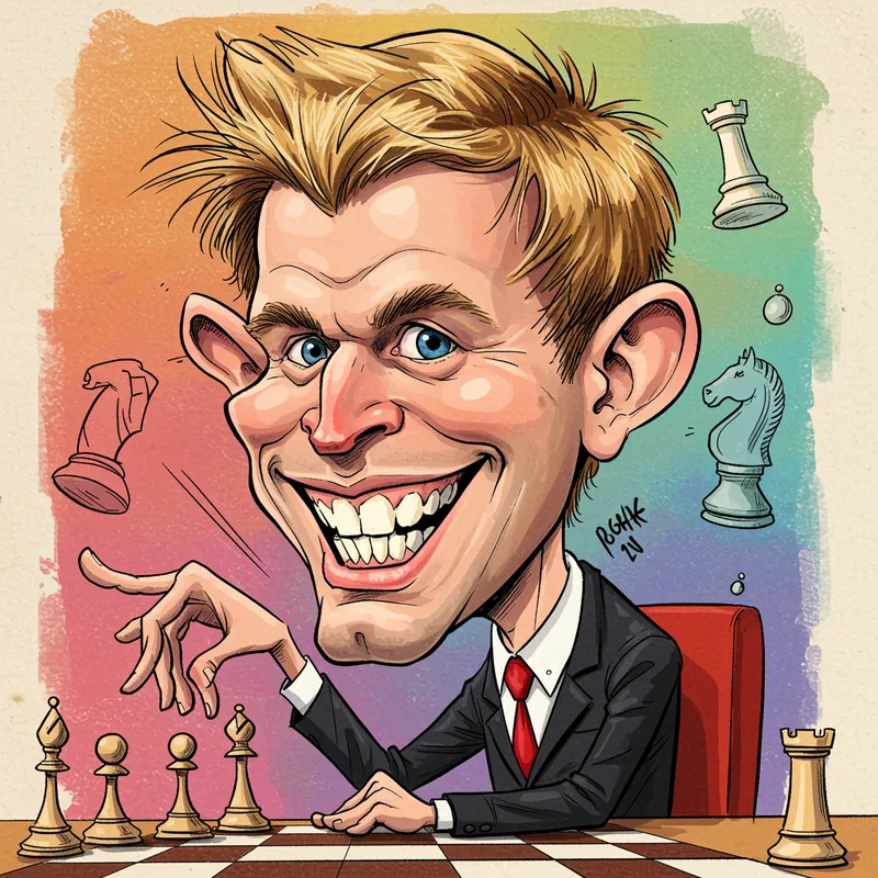 Funny Magnus Carlsen Caricature