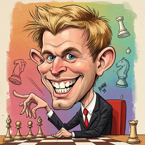 Funny Magnus Carlsen Caricature