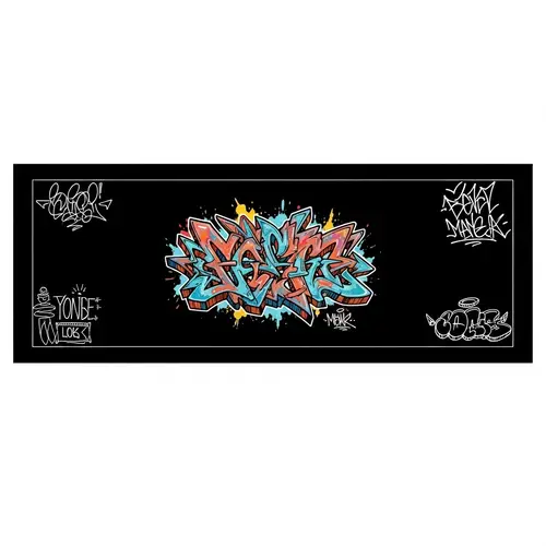 Hand-Drawn Graffiti-Style YouTube Banner | Vibrant Colors & Urban Energy