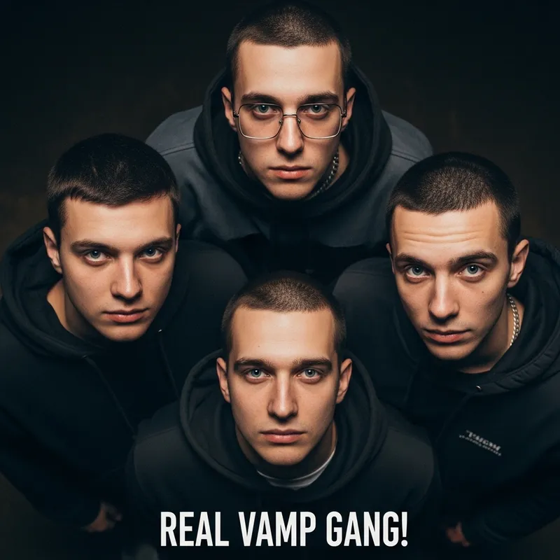 Epic Fan Poster: Real Vamp Gang of Russian Rappers Epic Fan Poster: Real Vamp Gang of Russian Rappers