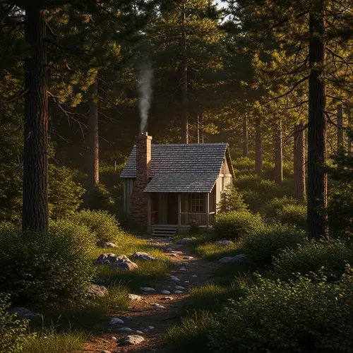 Secluded Cabin in Forest | Tranquil Nature Retreat