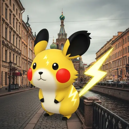Pikachu in Saint petersburg