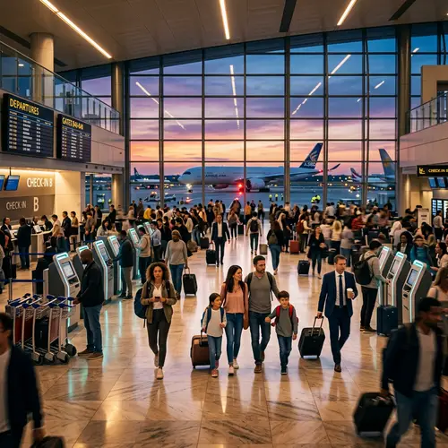 Twilight Airport Terminal: A Cinematic Adventure