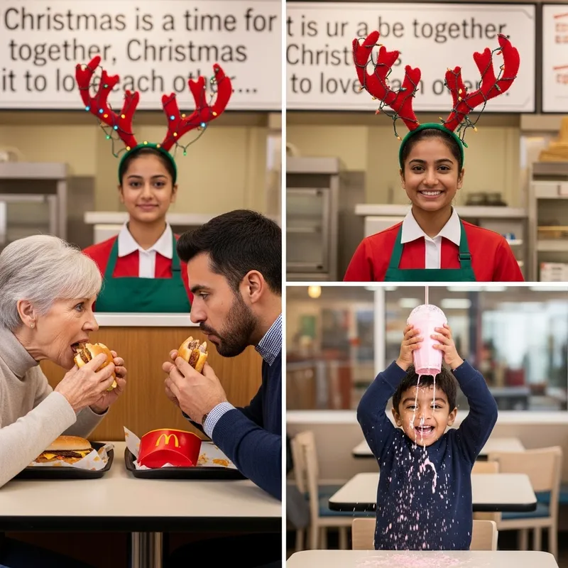 Unforgettable Christmas Chaos at Local Fast Food Restaurant