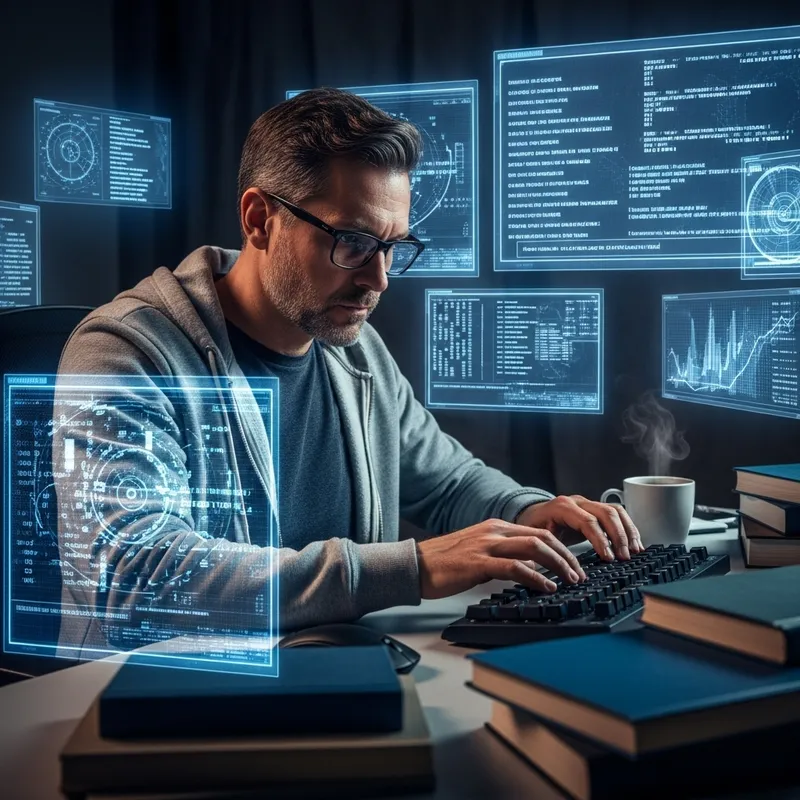 White Hat Hacker in High-Tech Cyber Lair