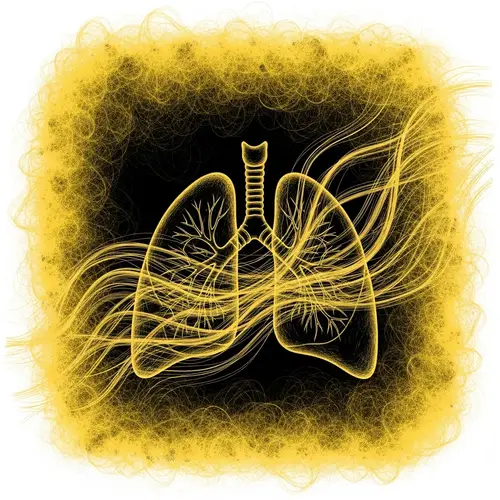 Abstract Black, Yellow & Gold Illustration - Life, Breath & Health Theme