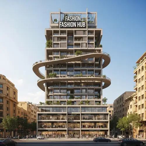 Fashion Hub Beirut: Brutalist Architecture with Retail, Workshops, and Residences