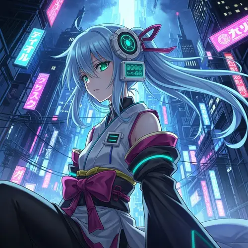 Japanese Animation Style: Surreal Melodrama with Futuristic Twist