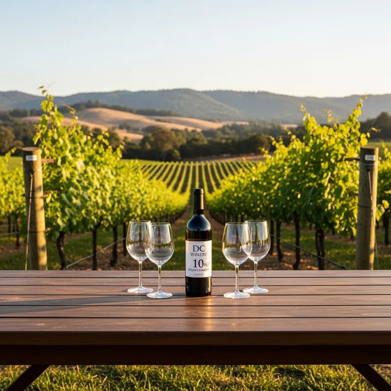 Golden Hour Celebration in DC Winery 10th Anniversary Vineyard Golden Hour Celebration in DC Winery 10th Anniversary Vineyard