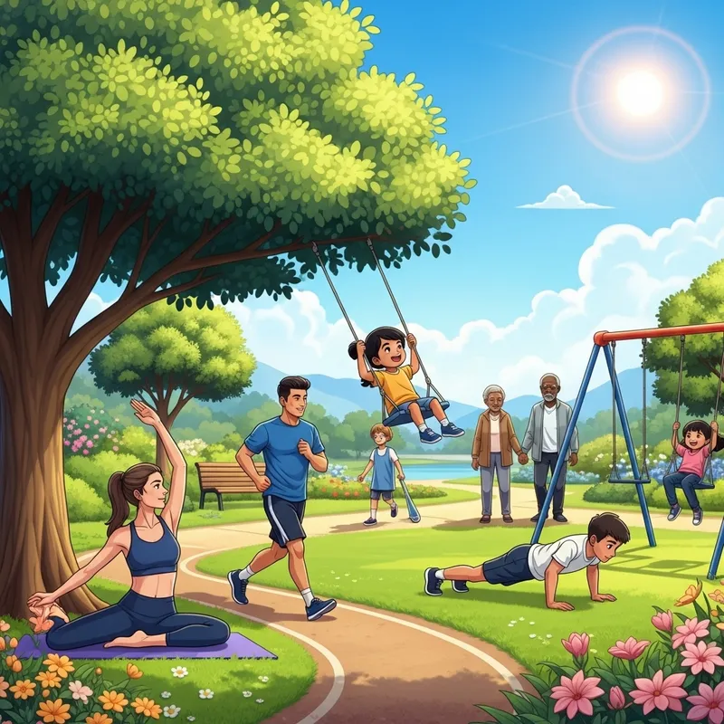 Promote Beauty and Health with Diverse Activities in Green Park