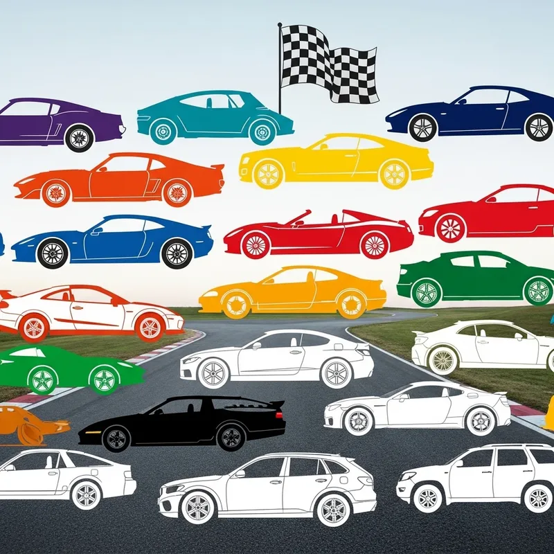 All Car Brands Spectacle in Vibrant YouTube Banner