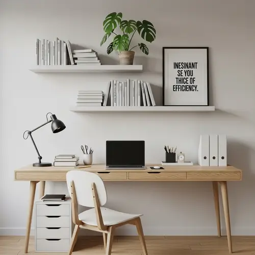 Efficient Organization and Minimalist Design Illustration