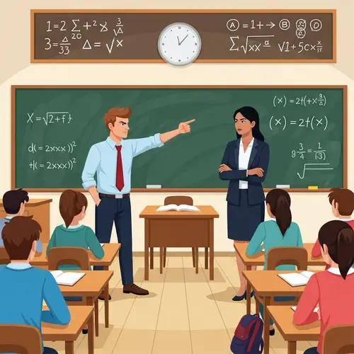Defiant Student Challenges Mathematics Teacher in High School Classroom