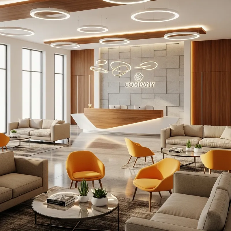 3D Reception Hall Design