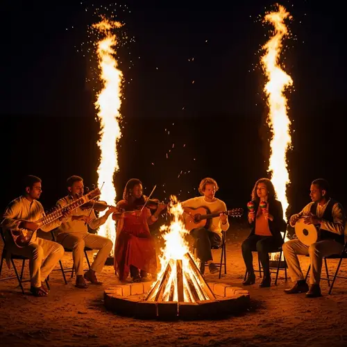 Fuego y Música: A Night of Harmony by the Fire