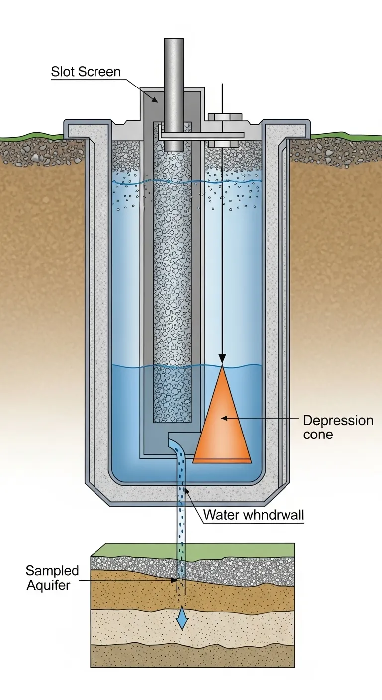 Water Well Structure: Slot Screen & Gravel Filter Overview Water Well Structure: Slot Screen & Gravel Filter Overview