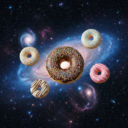 Intergalactic Donut Delight | Cosmic Donuts in Space