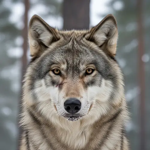 Detailed Wolf Photo: Captivating Image of a Wolf