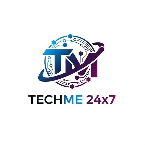 Techme 24X7 Technology Company Logo Design