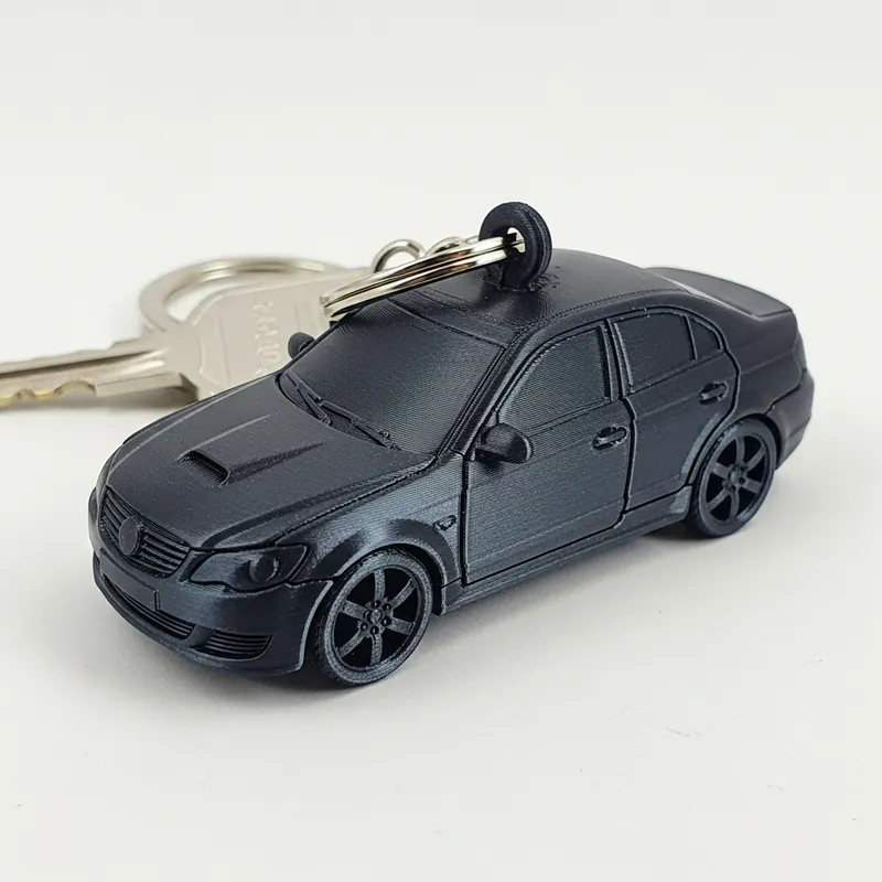 3D Printed Car Keychain - Intricate Miniature Design