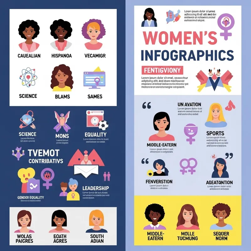 Celebrating Women's Achievements: Empowering Infographic for Women's Month Celebrating Women's Achievements: Empowering Infographic for Women's Month