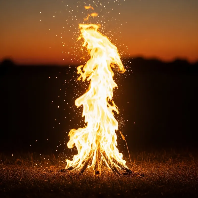 Splendid Golden Dawn: The Luminescent Nature's Guardian