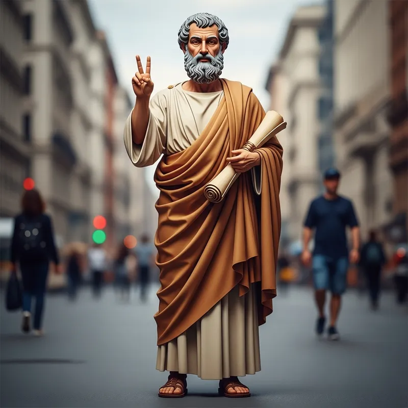 Aristotle Making Peace - Wisdom for Today