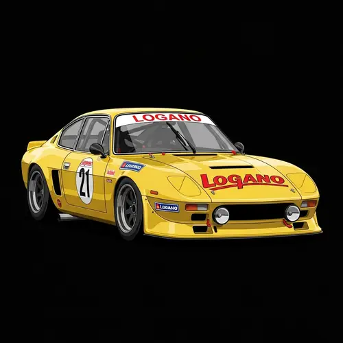 Iconic Ford Mustang Nascar Cup 2022 Series Illustration