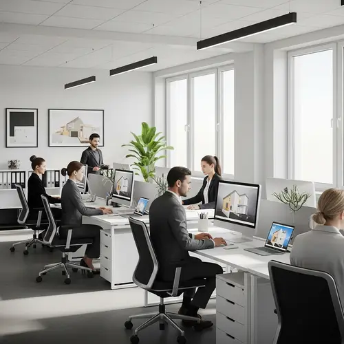 Contemporary Construction Company Office | Minimalist Design