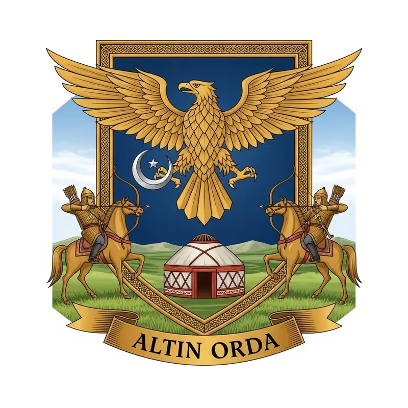 Professional New Coat of Arms for Golden Horde Professional New Coat of Arms for Golden Horde