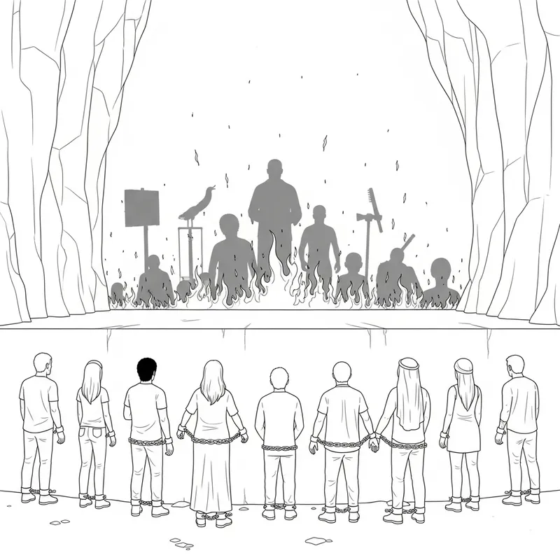 The Illusion of Reality: Shadows on the Cave Wall