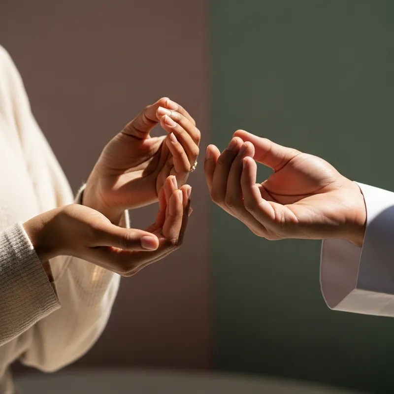 Warm Welcome: Multicultural Hands in Friendly Gesture
