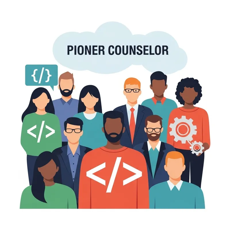 Pioneer Counselor: Tech & Web Programming Symbols