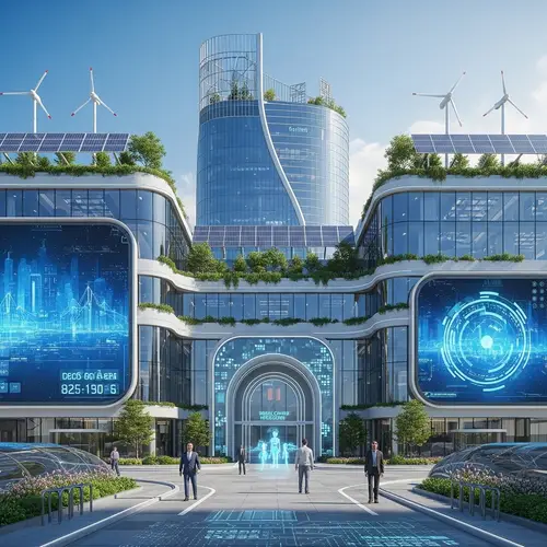 Futuristic Building: Nature-Inspired Architecture with Sustainable Technologies