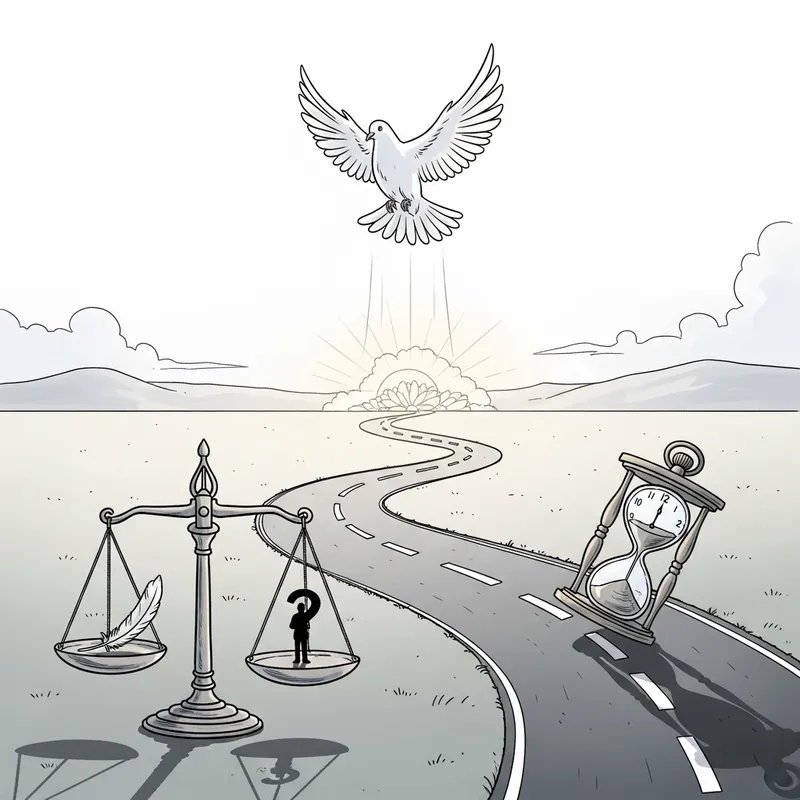 Symbolic Cartoon on Abortion in Spanish