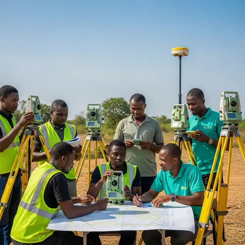 Professional Nigerian Land Surveyors Mapping Terrain | Nigeria Landscape