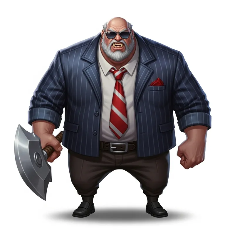 6-Foot Tall Bully Character Art 6-Foot Tall Bully Character Art