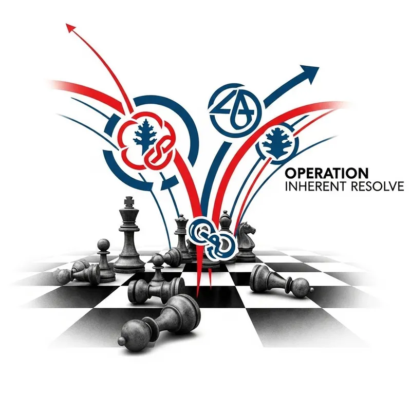 Operation Inherent Resolve Abstract Chessboard Strategy Operation Inherent Resolve Abstract Chessboard Strategy