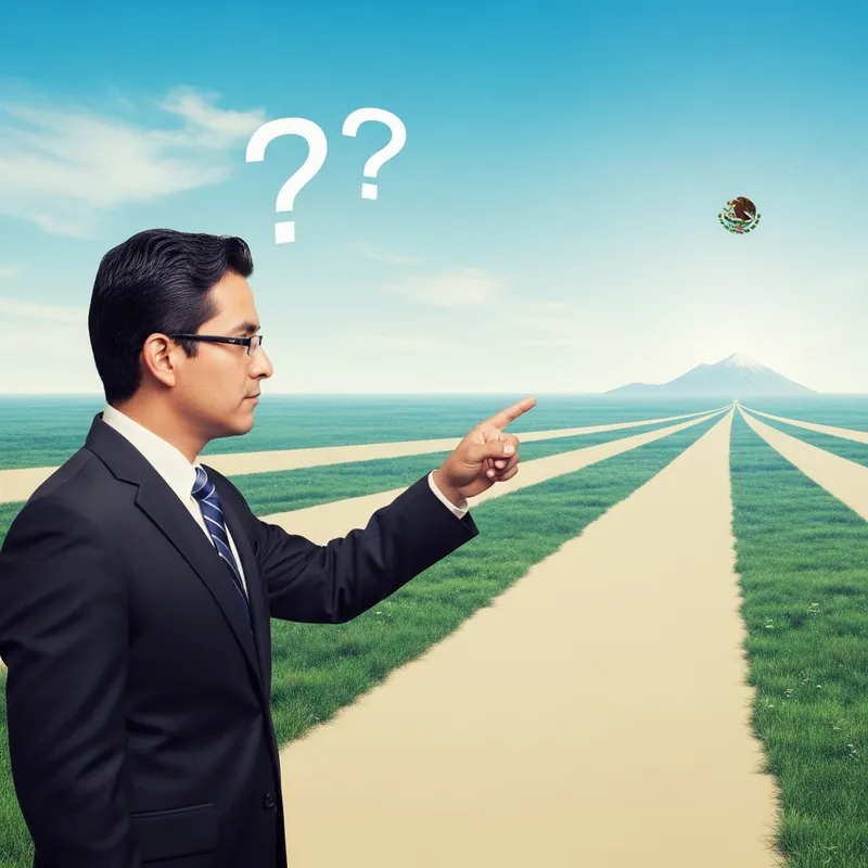 Mexican Professor Contemplating Pathways to the Horizon