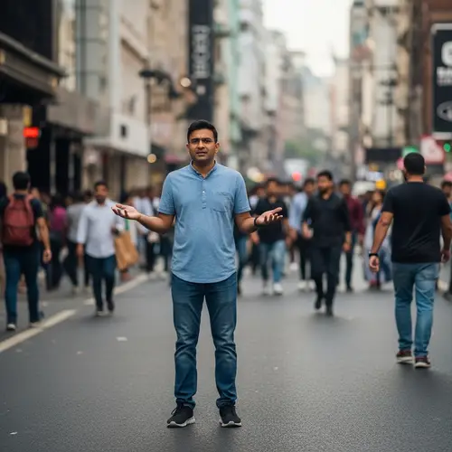 Invisible in a Crowded City: One Man's Quest for Attention