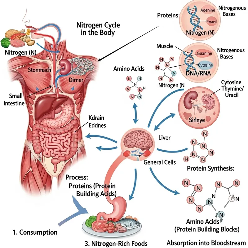 The Role of Nitrogen in the Human Body The Role of Nitrogen in the Human Body