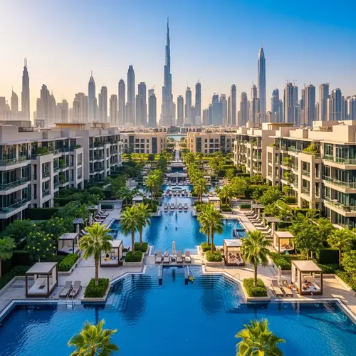 Luxurious Oasis in Dubai | Residential Complex, Thermal Baths, Swimming Pools