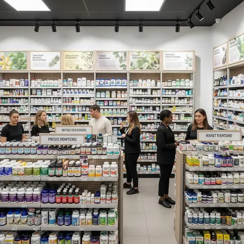 Health Supplement Store in Australia: Modern Design & Diverse Products